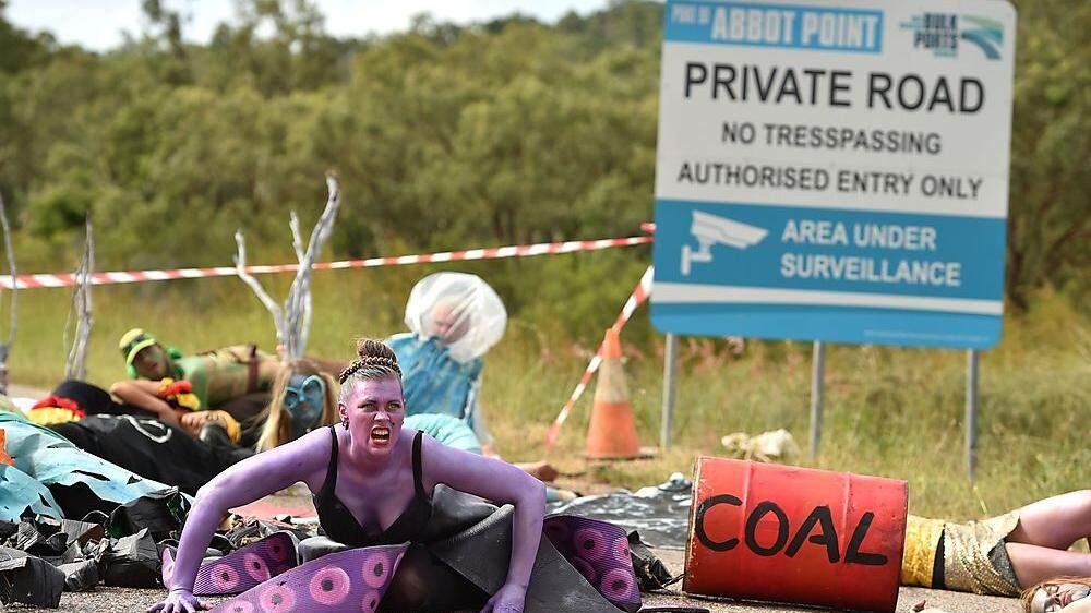 Proteste für den Umweltschutz in Australien