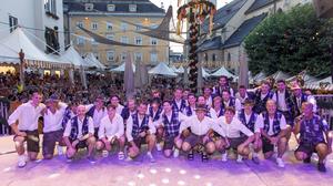 Bejubelt wurden die Teamspieler des VSV bei der Präsentation am Rathausplatz