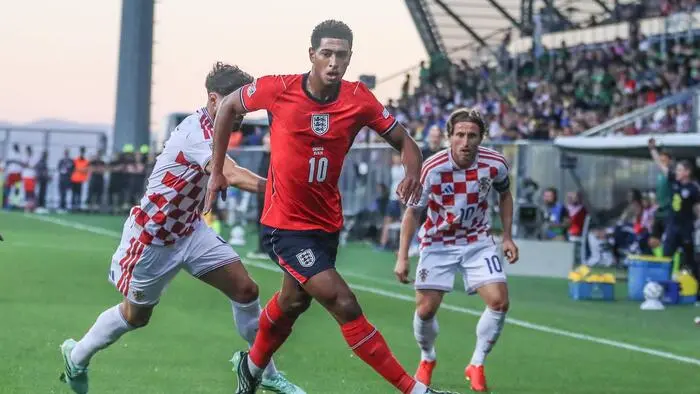 Jude Bellingham erzielte das zweite Tor der Engländer in Rijeka