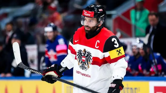 Peter Schneider 
führte Österreich erstmals als Kapitän durch eine WM