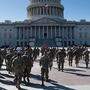 Die Nationalgarde vor dem US-Kapitol
