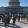 Die Nationalgarde vor dem US-Kapitol