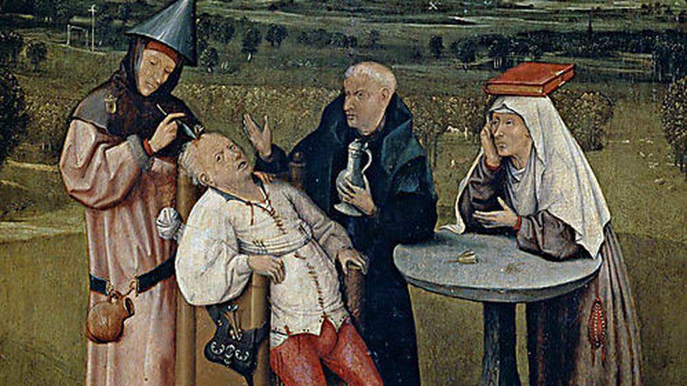 Umstroitten: Bosch-Gemälde &quot;Die Heilung vom Wahnsinn (Die Steinoperation)&quot;