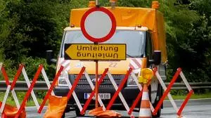 Die B 66 über den Taxberg ist aktuell gesperrt