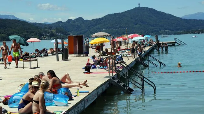 Herrliches Wetter lockt am Samstag viele an den Wörthersee. Im Strandbad Klagenfurt rechnet man mit bis zu 6000 Besuchern.
