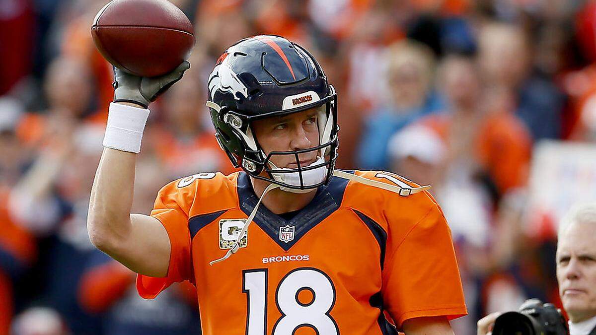 Peyton Manning warf in der NFL-Geschichte die meisten Pass-Yards