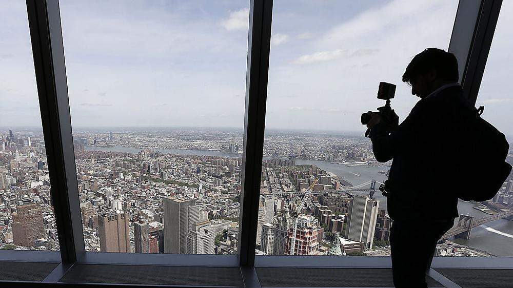 14 Jahre nach Terroranschlägen: Blick von oben auf Manhattan 