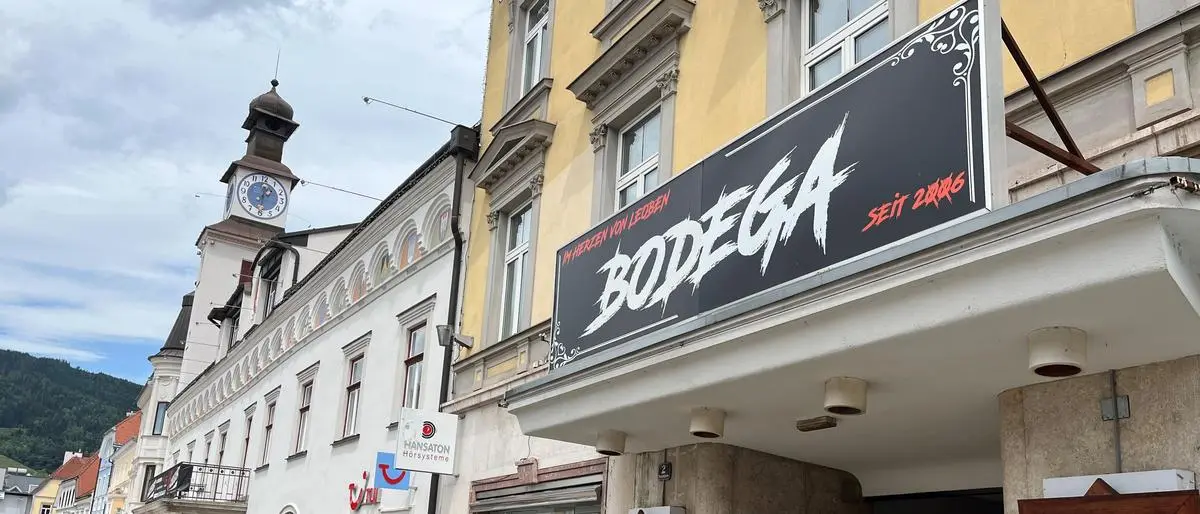 Ein beliebter Treffpunkt für Nachtschwärmer: „Die Bodega“ am Leobener Hauptplatz