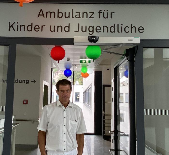 Primarius Reinhold Kerbl, Leiter der Abteilung für Kinder- und Jugendheilkunde am LKH Hochsteiermark in Leoben