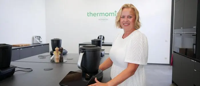 Christina Gaugl leitet nicht nur die neue Vorwerk Showküche in Hartberg, sondern koordiniert auch rund 100 Berater für die gesamte Südoststeiermark und bis ins Burgenland hinein