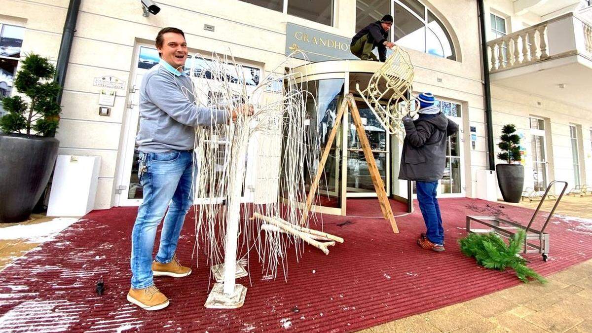 Bei Johannes Westreicher, Chef vom Grand Hotel in Lienz, laufen die Vorbereitungen auf Hochtouren