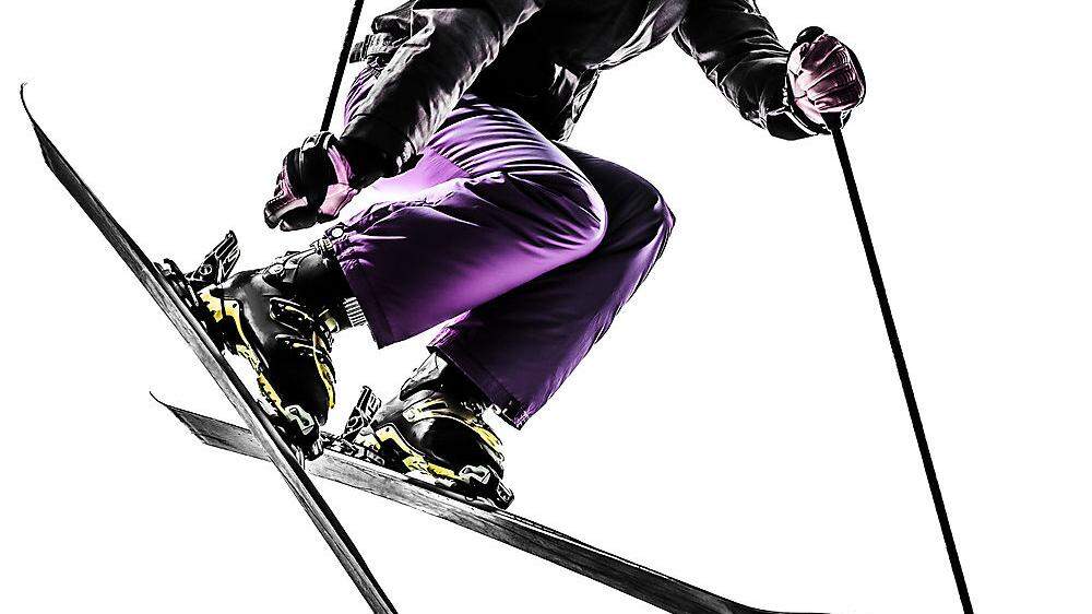 Die Skifahrerin (Sujetbild) wurde schwer verletzt