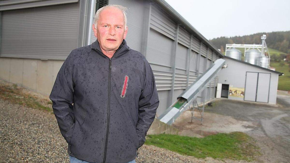 Landwirt Franz Erich Scherf bekommt für sein Vorhaben ein Nein von Bürgermeister Weiglhofer