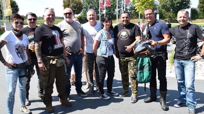 Auf ihrer Harley-Davidson Charity-Tour durch Österreich machten die rund 200 legendären Motorräder mit ihren Fahrern einen Zwischenstopp in Vogau.