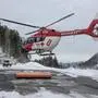 Der verletzte Skifahrer wurde mit dem ARA 3 ins Spital geflogen (Archivfoto)