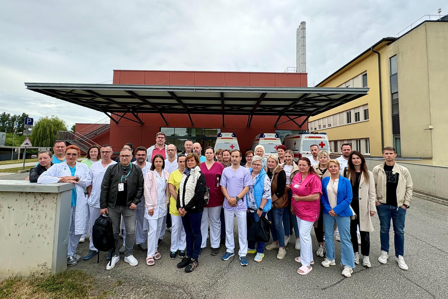 Doppelt besteuert?: Slowenische Kages-Mitarbeiter veranstalteten Protestaktion in Wagna