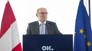 Ein Adieu als Abrechnung und mit Hintertür: Othmar Karas.