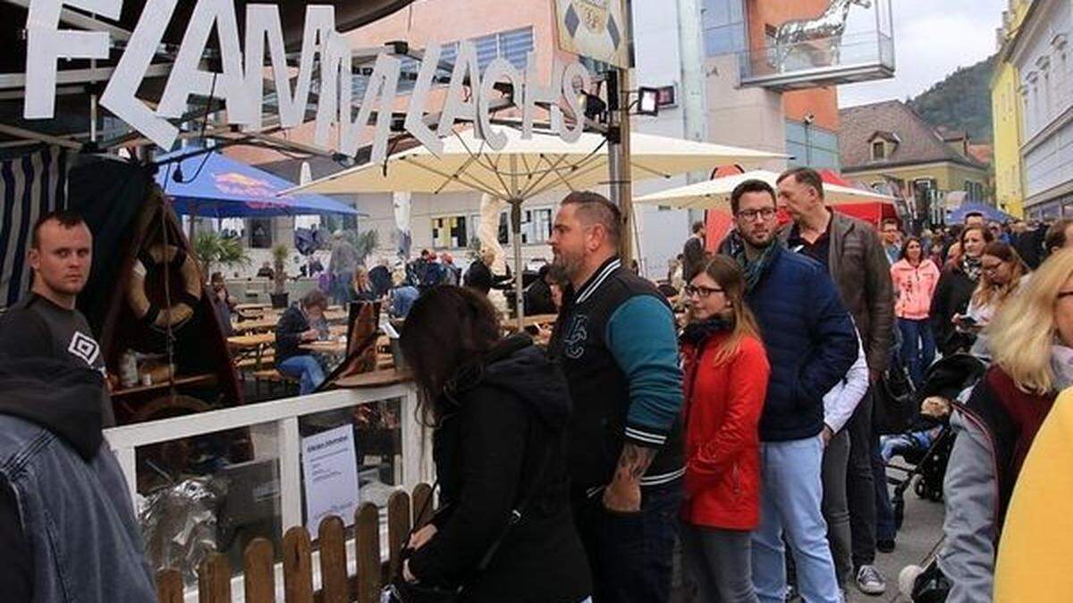 Großer Andrang herrschte beim Streetfood Festival in Köflach letztes Jahr