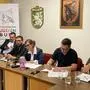 Sitzung am Dienstag: Finanzstadtrat Christian Füller, Vizebürgermeister Thorsten Wohleser, Bürgermeisterin Elke Florian, Stadtamtsdirektor Florian Auer und Vizebürgermeisterin Birgit Heim (von links)