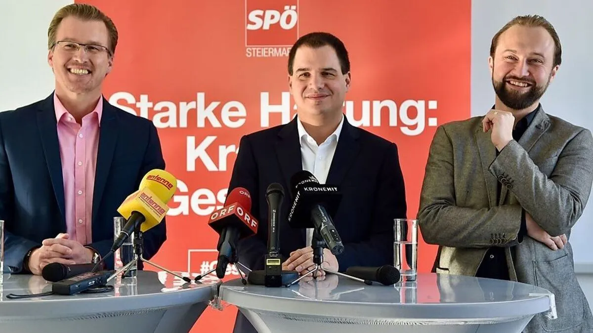 Stehen für eine starke, rote Steiermark-Wien-Achse: Wieser, chickhofer, Lercher