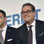 Ein Bild aus alten Tagen: HC Strache und Johann Gudenus bei der FPÖ