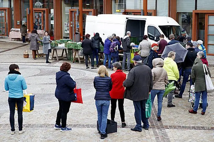Auch beim Bauernmarkt in Gratwein-Straßengel warteten am Freitag mehr 