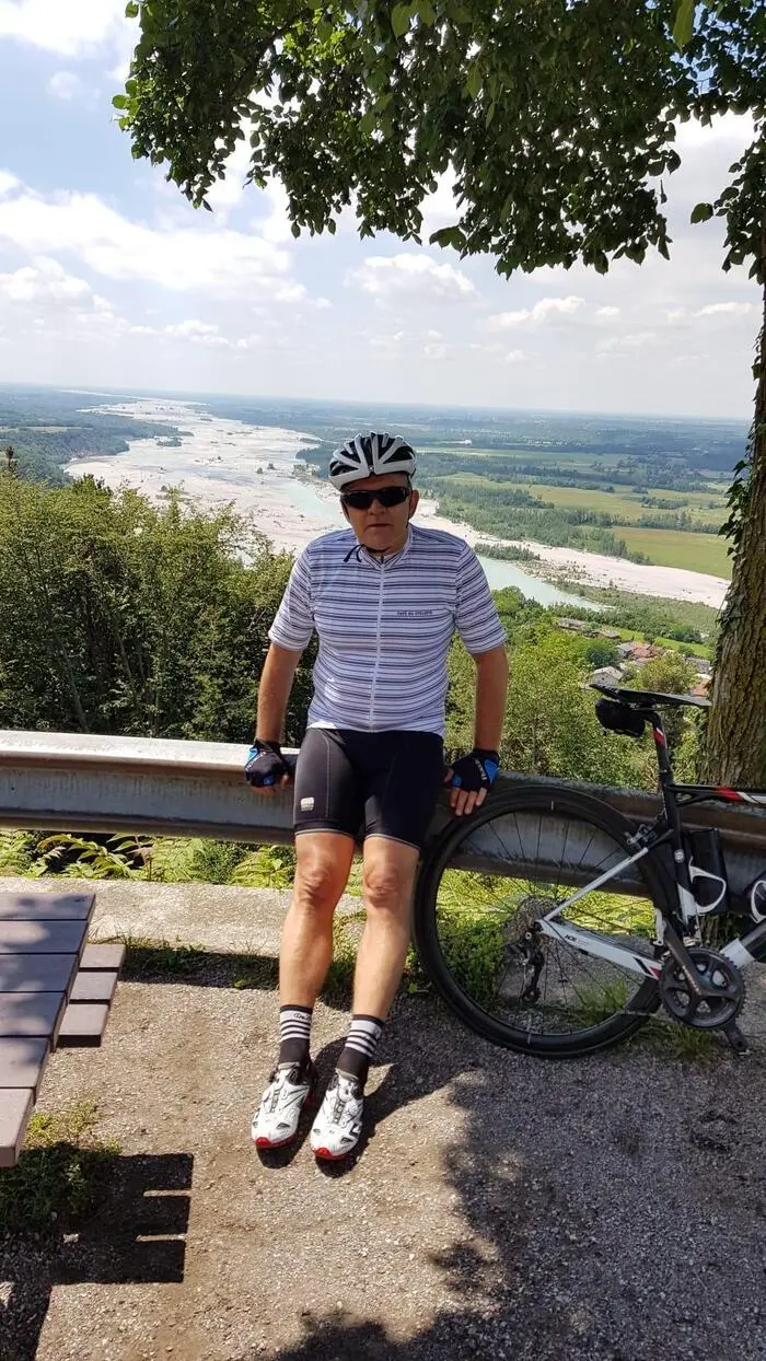 Als Ausgleich zu seiner Arbeit radelt Johannes Hibler gerne in Friaul