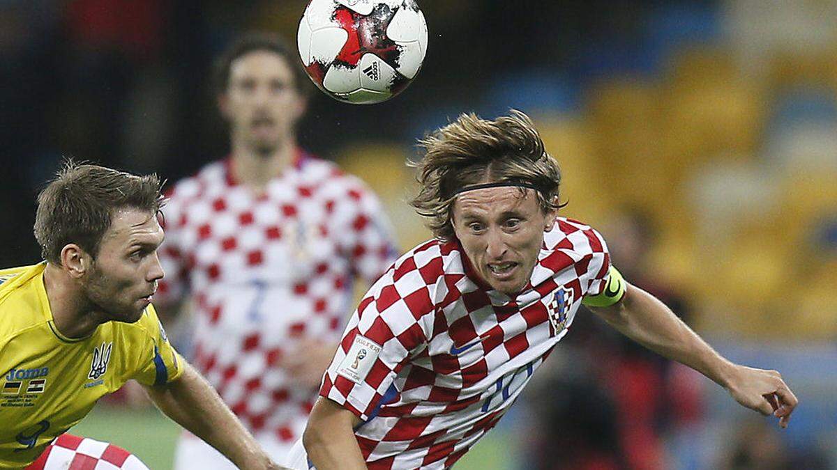 Real-Star Luka Modric tritt mit Kroatien in den WM-Play-offs an