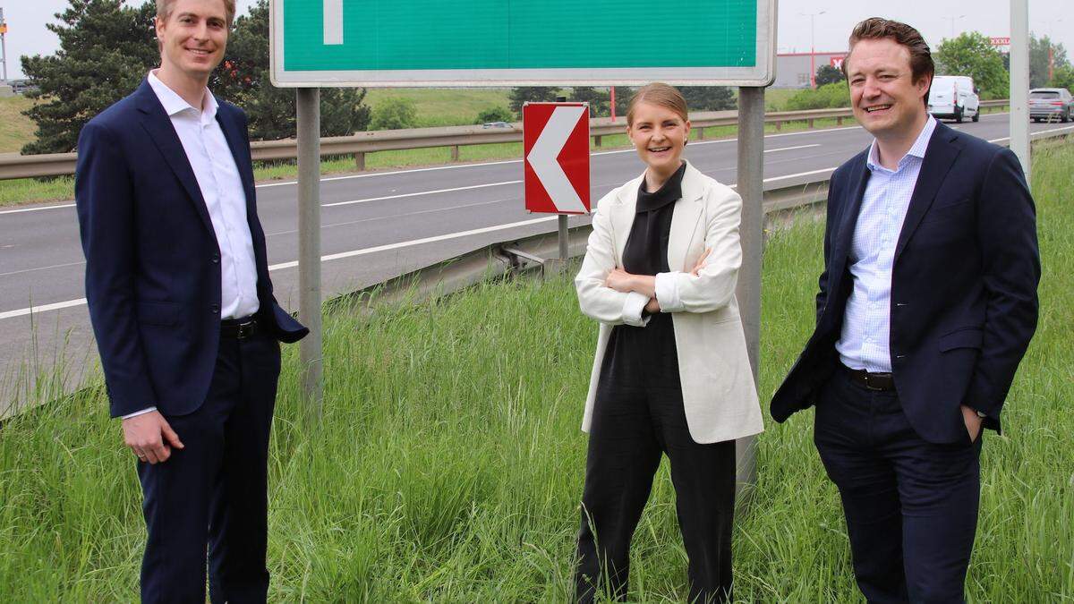 Von links: Karlheinz Moik, Sophie Reiter-Werzin, Sebastian Feuchtmüller