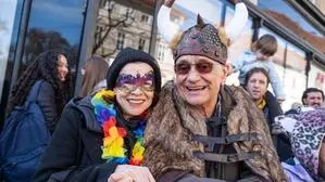 Kleine Zeitung Faschingsumzug Herrengasse, 4.3. 2025.