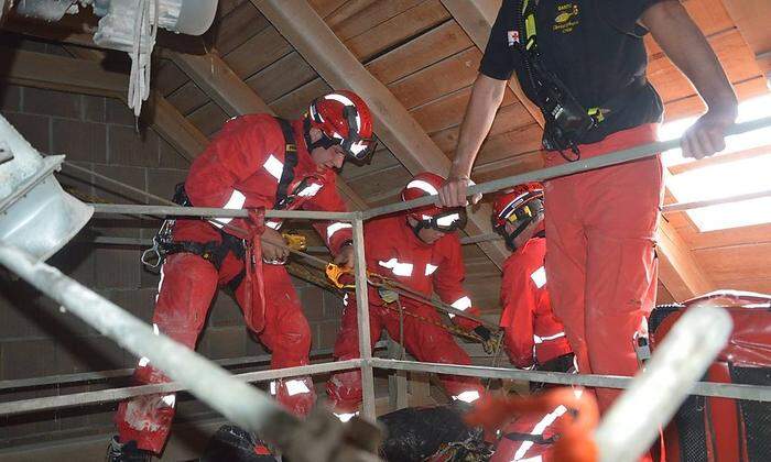 Einsatz im Silo