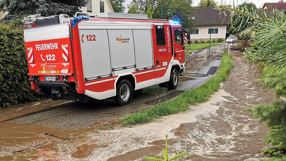 Derzeit gibt es wöchentlich große Unwettereinsätze