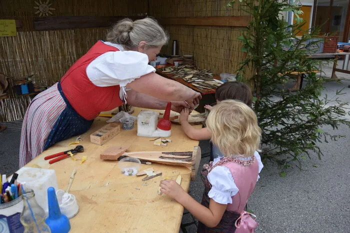 ... während das Kinderprogramm schon voll im Gange ist ...