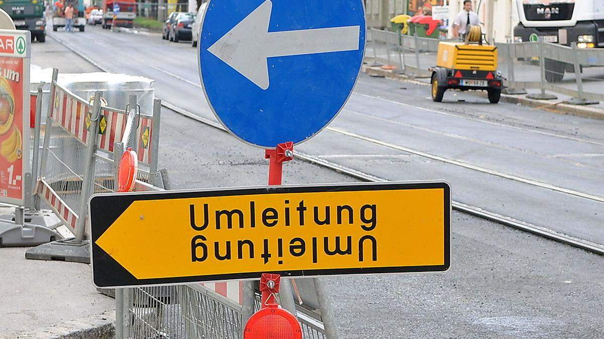 Diese Baustellen gibt es im Stadtgebiet