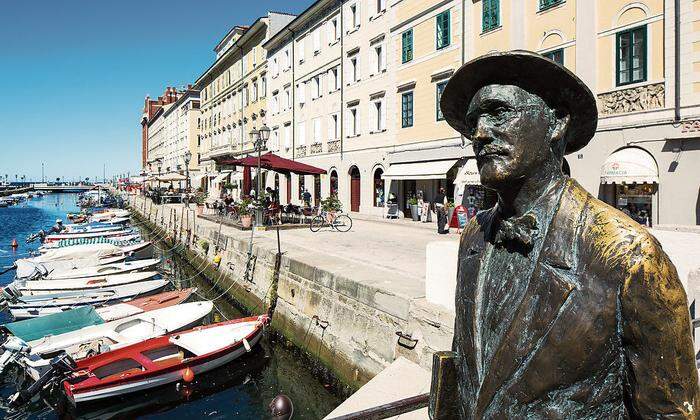 James Joyce in Bronze am Canale Grande