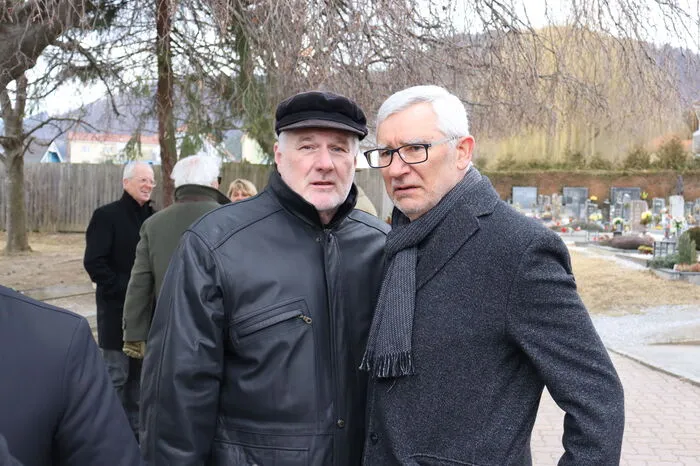 ORF-Landesintendant Gerhard Koch (links) und Ex-GAK-Sportdirektor und -Fußballer Alfred Gert.
