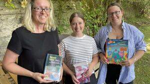 Das Team der Stanzer Bücherei: Michaela Probst, Sophie Pirker-Pichler, Johanna Stolz (von links)