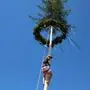 In Waiern wurde am 1. Mai die traditionelle Maibaumfeier zelebriert