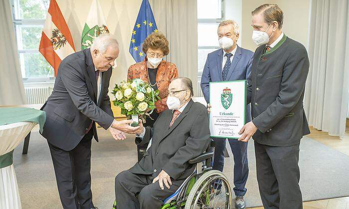 Ehrenring des Landes Steiermark für Wolfgang Mantl