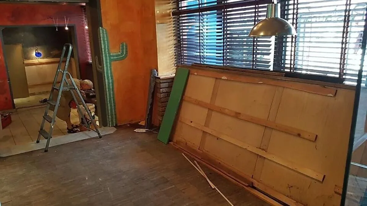 Im Innenbereich des Restaurants wird derzeit alles neu gestaltet