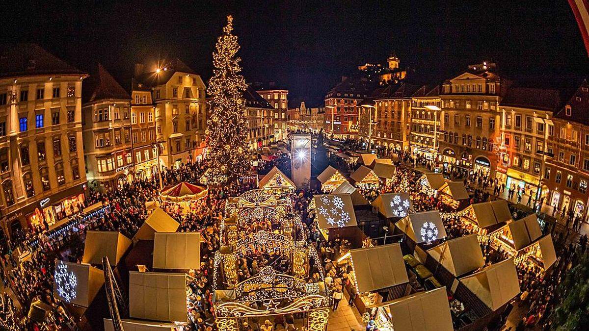 Tausende Besucher beim Advent in Graz