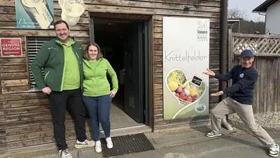 Ö3-Moderator Andi Knoll machte bei Christoph und Christina Knittelfelder Station