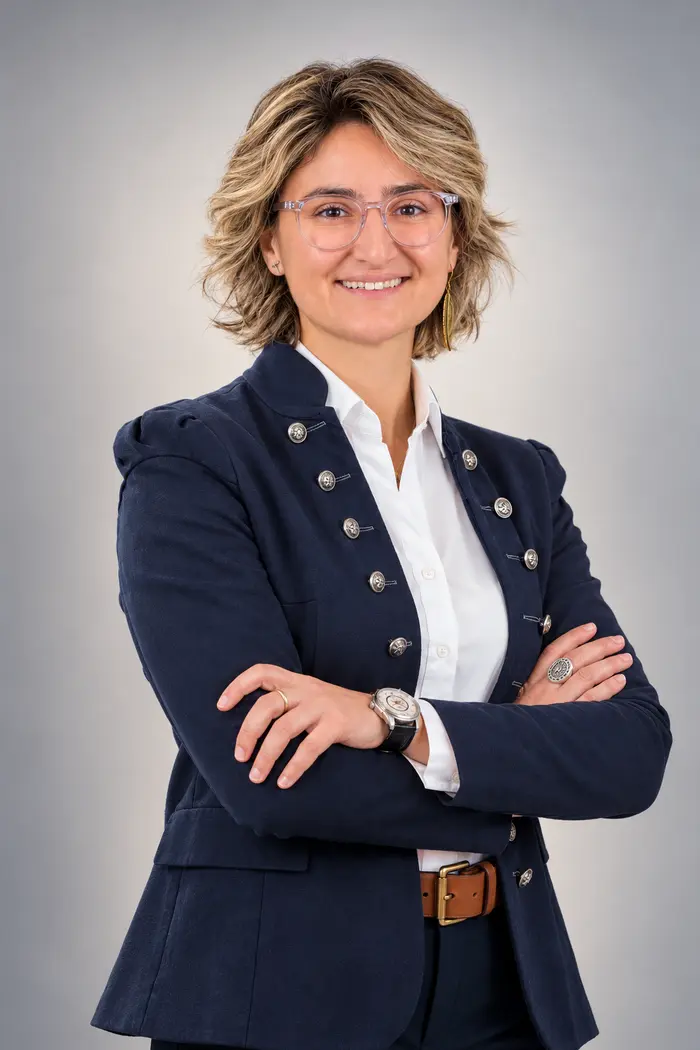 Domiziana Salvemini, Marketing- und Kommunikationsmanagerin, ist mit ihrem Team für die Entwicklung der neuen Unternehmensgeschichte verantwortlich