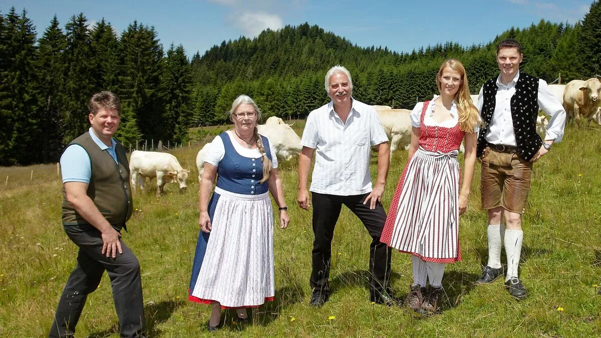 Am Blondviehbauernhof von Raphael Pliemitscher in Eberstein wird am Samstag für eine neue Kochsendung des ZDF gedreht