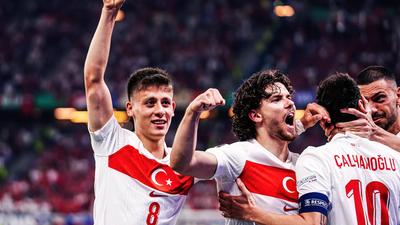 Jubel bei der türkischen Mannschaft