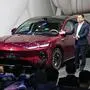BYD-Manager Zhang Zhuo bei der Peking-Auto-Show