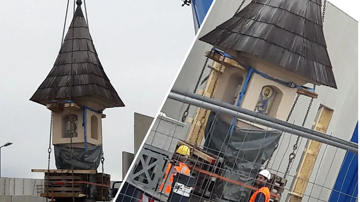 Der Bildstock hat den Abtransport überstanden.