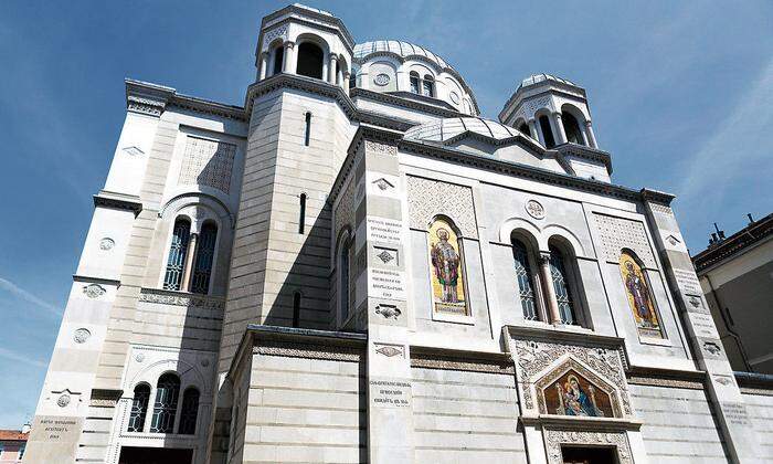 GALLINA ARCHIVIO PROMOTURISMOFVG ANJA COP M. VALDEMARIN Die russisch-serbisch-orthodoxe Kirche San Spiridione