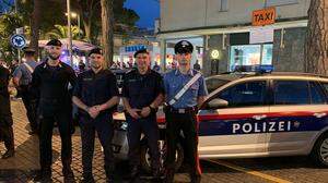 Auch Kärntner Polizisten sind in Lignano