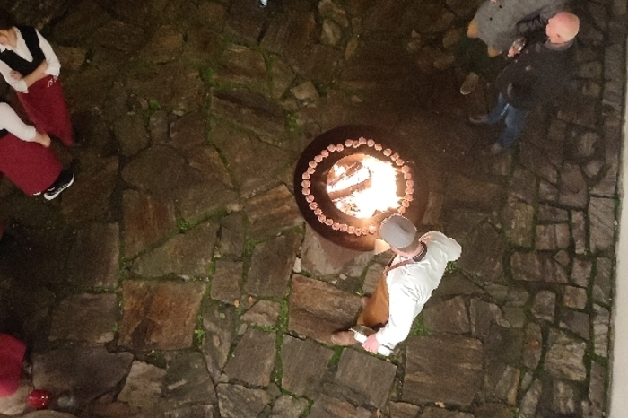 Natürlich durfte an diesem Abend auch der edle Tropfen nicht fehlen. Die Weine kamen aus dem keller der Weinbauschule Silberberg.